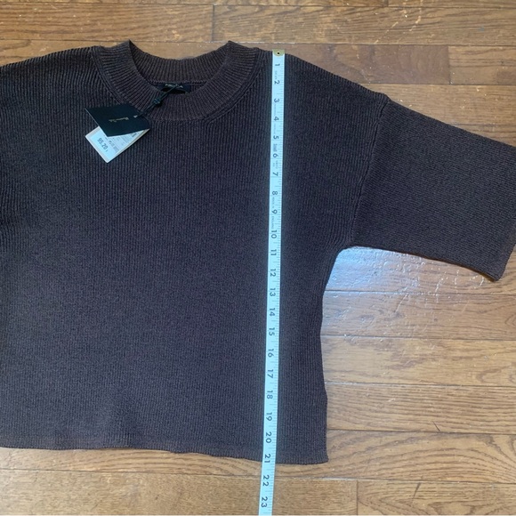Massimo Dutti Womens 3/4 Sleeves Knit Sweater | S | Brown 5623/529 NEW!! - Picture 12 of 12